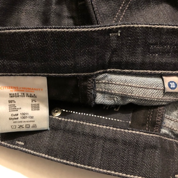 Woman’s Citizens of Humanity medium rise wide leg jeans size 30 - Picture 10 of 16